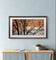 Winter Trees Against Golden Sunset Sky - Unframed Canvas Print - Horizontal Panoramic Nature Photography - Biophilic Wall Art Decor - 3 Sizes