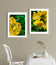 Yellow Rhododendron Flowers Canvas Wall Art Set of 4 | Unframed Vertical Macro Photography Prints | Biophilic Décor for Living Room, Bedroom & Office
