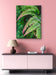 Gallery Wrapped Canvas Wall Art | Lash Green Foliage Closeup Authentic Photography | Biophilic Style Home & Office Décor