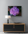 Purple Hydrangea Blossom | Authentic Closeup Photography Print | Unframed Canvas Horizontal Print | Biophilic Floral Wall Art