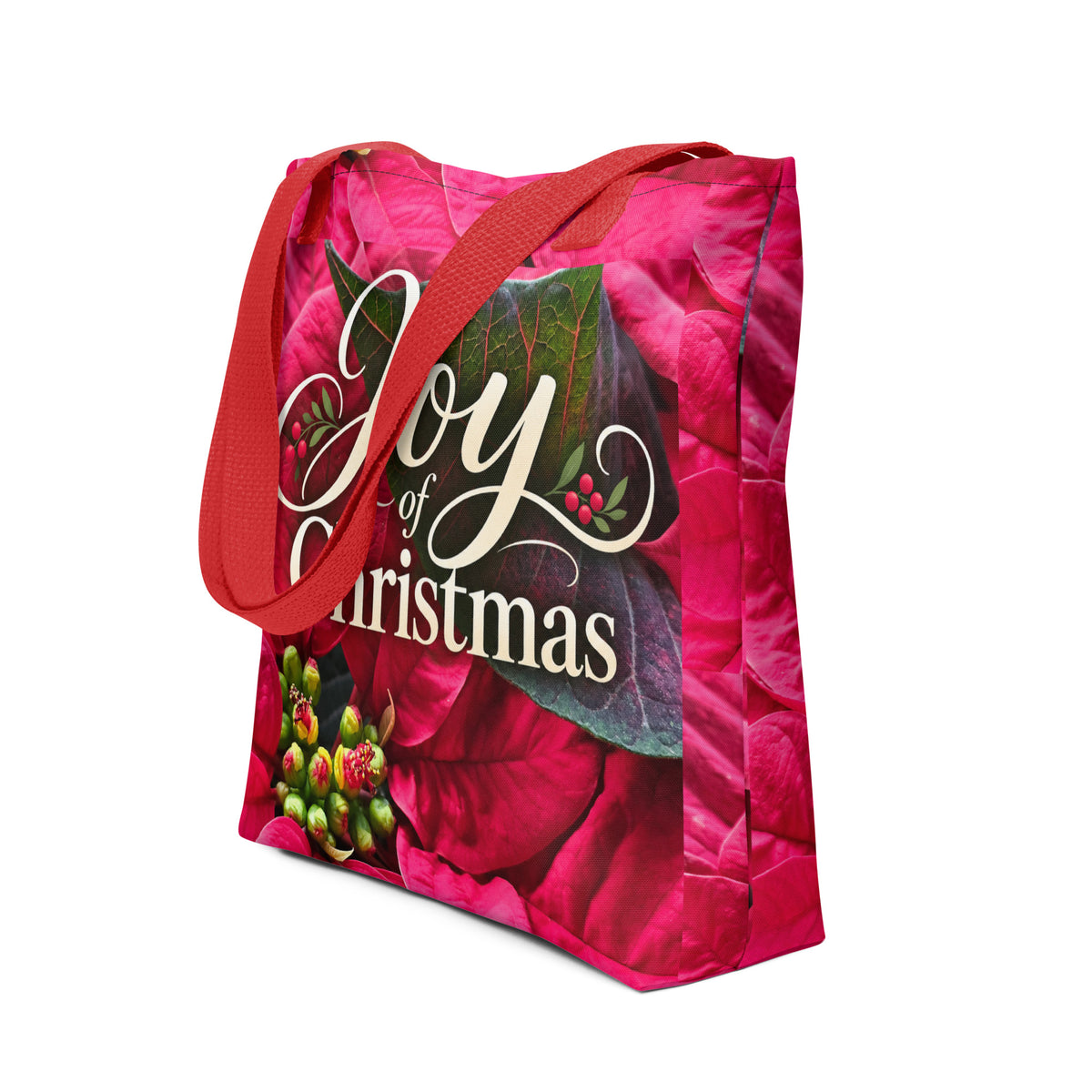 Joy of Christmas Tote Bag 15 x 15 in