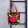 Canvas Tote Bag 15x15 in | Red Summer Flowers Original Photography Print
