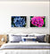 Purple & Pink Hydrangea Closeup Photography Unframed Canvas Set of 4 Prints | Modern Nature Wall Art for Home Office Decor | Elegant Gift