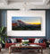 Mt. Rainier in Sunset | Authentic Nature Photography | Gallery Wrapped Canvas Horizontal Print | Biophilic Style Wall Art Home Office Decor