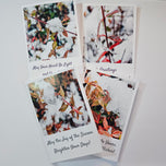 Winter Snowy Foliage Original Photography Greeting Cards | Blank Note Cards Set of 4 with Envelopes | 5.5" × 8.5" Gloss Paper