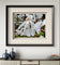 White Star Magnolia with Raindrops Nature Macro Photography Canvas Set | 3 Horizontal Prints | Botanical Wall Art