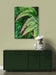 Gallery Wrapped Canvas Wall Art | Lash Green Foliage Closeup Authentic Photography | Biophilic Style Home & Office Décor