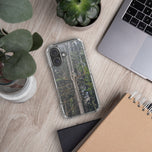 Clear iPhone Pro Max Case with Original Forest Trees Photography Print Protection