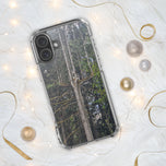 Clear iPhone Pro Max Case with Original Forest Trees Photography Print Protection