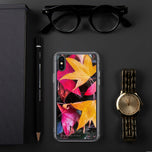 Clear iPhone Case Protection with Original Foliage Photography Print