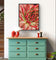Red Succulent Wall Art Set of 2 | Unframed Vertical Canvas Prints | Botanical Home Décor by The Virtue of God | Aesthetic Closeup Photography