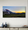 Mt. Rainier in Sunset | Authentic Nature Photography | Gallery Wrapped Canvas Horizontal Print | Biophilic Wall Art for Home Office Décor