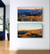 Rainier Mountains in Sunset Canvas Print Set of 2 | Authentic Nature Photography | Unframed Horizontal Canvas | Biophilic Wall Art