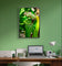 Vibrant Tropical Flowers Closeup Photography Unframed Canvas Set of 3 Prints - Modern Nature Wall Art for Home Office Decor