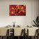 Red Floral Canvas Wall Art | Spring Gerbera Macro Photography | Horizontal Gallery Wrapped Print | Ready to Hang