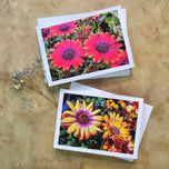 Spring Flowers Original Photo Art Greeting Cards with Envelopes-Floral 4 Cards Set-Vertical Horizontal Blank Note Cards-Spring Season Gift