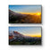 Mt. Rainier in Summer Sunset | Authentic Nature Photography 2 Prints Set | Unframed Horizontal Canvas | Biophilic Style Wall Art