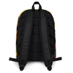 16" Laptop Backpack Waterproof Featuring Original Red Flower Photography Print
