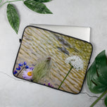 Premium 13”, 15" Laptop Sleeve with Original Wildflowers Photography Print Captured at Mt. Rainier National Park | Professional Protection Meets Authentic Nature Art