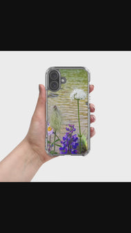 Clear iPhone Case Protection with Original Wildflowers Photography Captured at Mt. Rainier National Park | Premium Protection Meets Authentic Nature Art