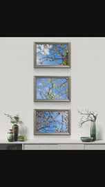 Spring Tree Branches Canvas Print Set of 3 | Bring Nature Indoors | Authentic Closeup Photography | Biophilic Wall Art for Home Décor