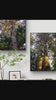 Forest Trees in Sunset Unframed Canvas Vertical Print Set of 2 | Authentic Nature Photography Wall Art | Biophilic Home Office Decor