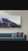 Mt. Rainier in Summer Sunset | Authentic Nature Closeup Photography | Gallery Wrapped Canvas Horizontal Print | Biophilic Style Wall Art
