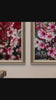 Cherry Blossom Canvas Print Set of 2 | Capture Spring Before It Fades | Authentic Closeup Photography | Biophilic Vertical Wall Art for Home Décor