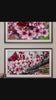 Pink Cherry Blossom Macro Photography Canvas Set of 2 | Unframed Horizontal Prints | Biophilic Décor for Living Room, Bedroom & Office