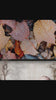 Autumn Rainy Vibrant Leaves Authentic Macro Photography Print on Black Framed Horizontal Canvas | Biophilic Wall Art for Home Office Décor