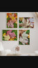 Autumn Rain Vibrant Leaves Authentic Macro Photography | Unstretched Canvas Print Set of 4 | Mixed Orientation Wall Art