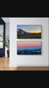 The Virtue of God Mt. Rainier in Summer Sunset | Authentic Nature Photography 2 Prints Set | Unframed Horizontal Canvas Wall Art | Biophilic Style Home Decor
