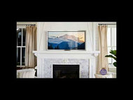 Summer Brilliance — Mt. Rainier in Sunset Photography | Unframed Horizontal Panoramic Canvas Biophilic Wall Art