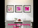 For Rose Lovers - Pink Roses Macro Photography | Unframed Square Canvas Wall Art Set of 4 for Living Room