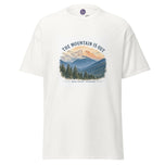 The Mountain Is Out — Mt. Rainier Sunset T-Shirt | Pacific Northwest Nature Tee | Unisex Cotton | Hiker & Washington Gift