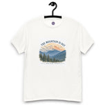 The Mountain Is Out — Mt. Rainier Sunset T-Shirt | Pacific Northwest Nature Tee | Unisex Cotton | Hiker & Washington Gift